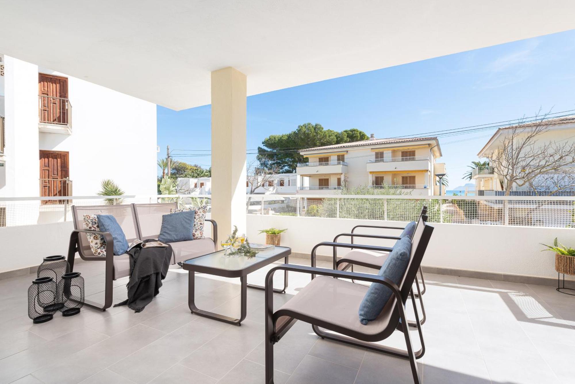 Apartamento Concha Junto A Playa, Clavells 1 1Er D Alcúdia Extérieur photo